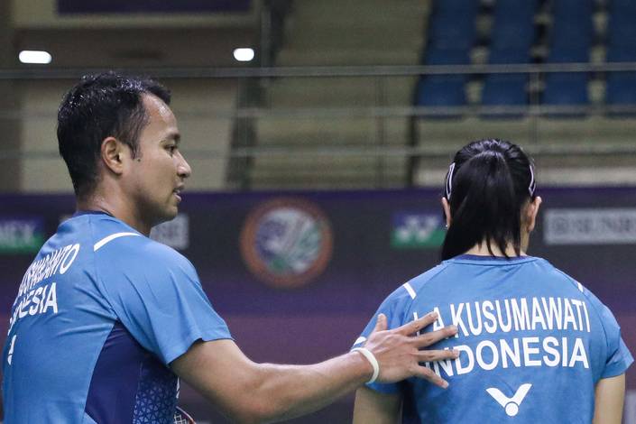 Rehan Naufal Kusharjanto/Lisa Ayu Kusumawati (Humas PP PBSI) Rehan Naufal Kusharjanto/Lisa Ayu Kusumawati (Humas PP PBSI)