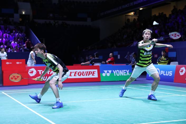 Kevin Sanjaya Sukamuljo/Marcus Fernaldi Gideon menyambut pengembalian. Kevin Sanjaya Sukamuljo/Marcus Fernaldi Gideon menyambut pengembalian.