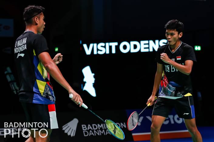 Bagas Maulana & Muhammad Shohibul Fikri (Badminton Photo/Mikael Ropars) Bagas Maulana & Muhammad Shohibul Fikri (Badminton Photo/Mikael Ropars)