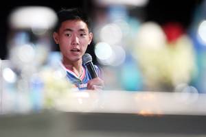 Nikolaus Joaquin (Djarum Badminton/Edward Luhukay) Nikolaus Joaquin (Djarum Badminton/Edward Luhukay)