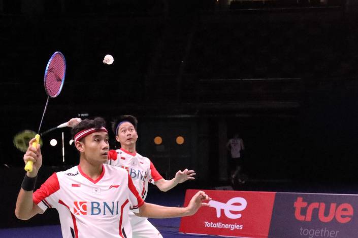 Bagas Maulana & Kevin Sanjaya Sukamuljo (Humas PP PBSI) Bagas Maulana & Kevin Sanjaya Sukamuljo (Humas PP PBSI)