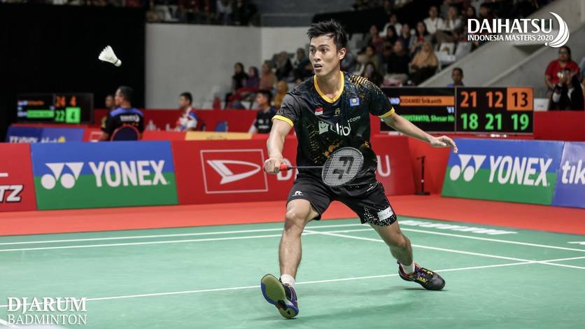 Shesar Hiren Rhustavito (Indonesia) menyambut pengembalian. Shesar Hiren Rhustavito (Indonesia) menyambut pengembalian.