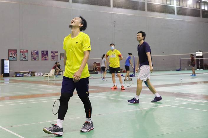 Ganda putra nomor dua dunia asal Indonesia, Hendra Setiawan/Mohammad Ahsan saat berlatih di Pelatnas PBSI. (Foto: PP PBSI) Ganda putra nomor dua dunia asal Indonesia, Hendra Setiawan/Mohammad Ahsan saat berlatih di Pelatnas PBSI. (Foto: PP PBSI)