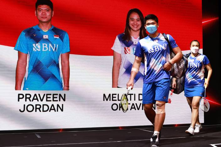 Praveen Jordan/Melati Daeva Oktavianti (Humas PP PBSI) Praveen Jordan/Melati Daeva Oktavianti (Humas PP PBSI)
