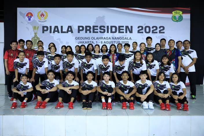 Tim bulu tangkis DKI Jakarta pada Piala Presiden 2022 (Humas PP PBSI) Tim bulu tangkis DKI Jakarta pada Piala Presiden 2022 (Humas PP PBSI)