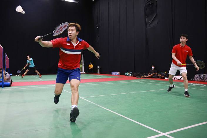 Marcus Fernaldi Gideon & Kevin Sanjaya Sukamuljo (Humas PP PBSI) Marcus Fernaldi Gideon & Kevin Sanjaya Sukamuljo (Humas PP PBSI)