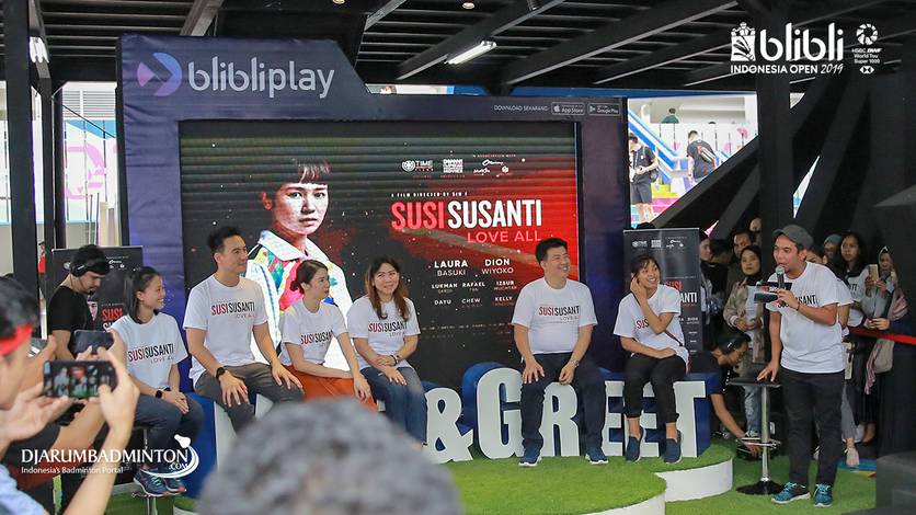 Suasana Meet & Greet film Susi Susanti-Love All. Suasana Meet & Greet film Susi Susanti-Love All.