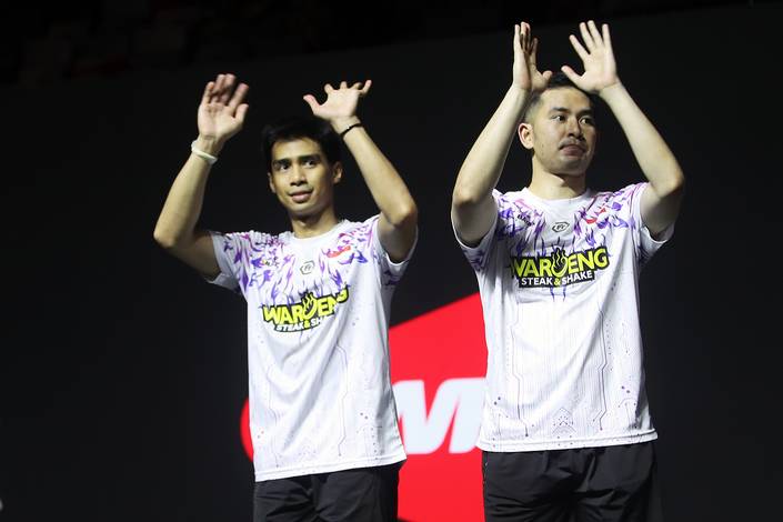 Sabar Karyaman Gutama/Moh Reza Pahlevi Isfahani (Djarum Badminton/Edward Luhukay) Sabar Karyaman Gutama/Moh Reza Pahlevi Isfahani (Djarum Badminton/Edward Luhukay)