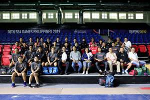 Tim bulutangkis Indonesia saat berlaga di ajang Badminton Asia Team Championships 2019 lalu di Manila, Filipina.