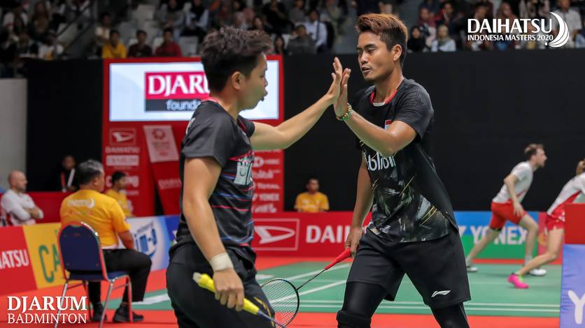 Tontowi Ahmad/Apriyani Rahyu (Indonesia). Tontowi Ahmad/Apriyani Rahyu (Indonesia).