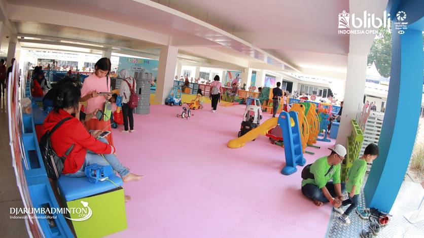 Suasana Kids Zone di Blibli Indonesia Open 2019. Suasana Kids Zone di Blibli Indonesia Open 2019.