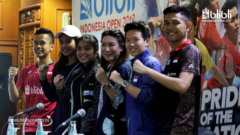 Konfrensi pres Blibli Indonesia Open 2018 Konfrensi pres Blibli Indonesia Open 2018