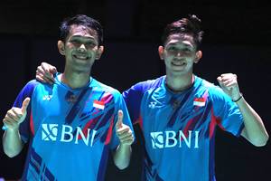 Fajar Alfian & Muhammad Rian Ardianto (Humas PP PBSI)