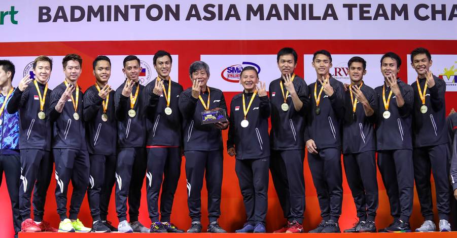 Tim putra Indonesia raih Hattrick di ajang Badminton Asia Team Championships 2020. Tim putra Indonesia raih Hattrick di ajang Badminton Asia Team Championships 2020.
