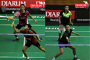 Lukhi Apri Nugroho/Ririn Amelia (Djarum Kudus) - Nugroho Andi Saputro/Aris Budiharti (Halim/Jaya Raya Jakarta)
