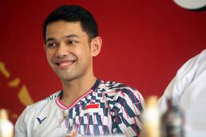 Fajar Alfian (Djarum Badminton/Edward Luhukay)