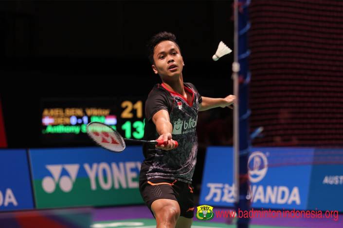 Anthony Sinisuka Ginting Melaju ke Babak Kedua WBC 2017. (Foto: PBSI) Anthony Sinisuka Ginting Melaju ke Babak Kedua WBC 2017. (Foto: PBSI)
