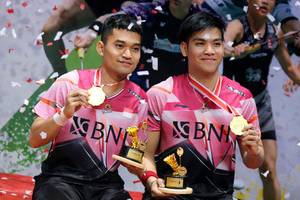 Leo Rolly Carnando/Daniel Marthin (Djarum Badminton/Edward Luhukay)