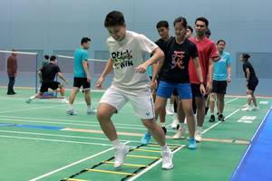 Latihan perdana tim Indonesia jelang Kejuaraan Dunia 2023 di Denmark (Humas PP PBSI)