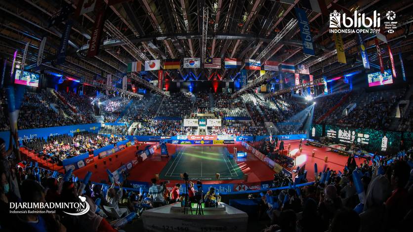 Suasana Blibli Indonesia Open 2019 BWF World Tour Super 1000. Suasana Blibli Indonesia Open 2019 BWF World Tour Super 1000.