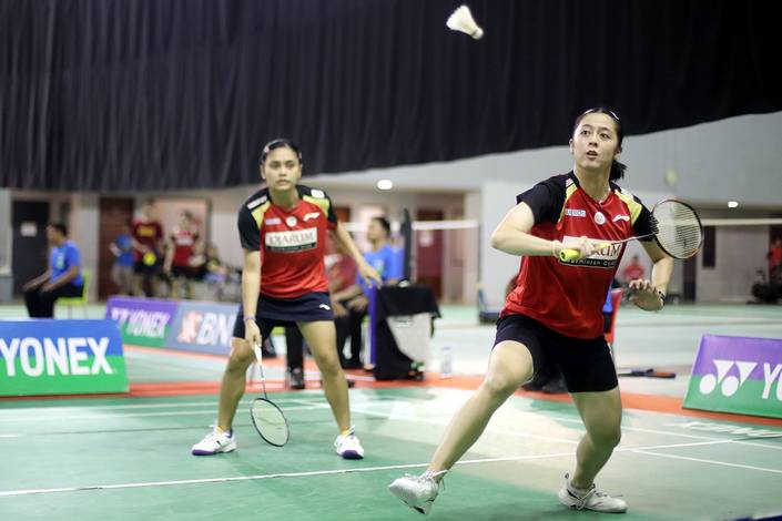 Bernadine Anindya Wardana/Velisha Christina (Djarum Badminton) Bernadine Anindya Wardana/Velisha Christina (Djarum Badminton)