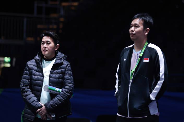 Vita Marissa & Hendra Setiawan (Humas PP PBSI) Vita Marissa & Hendra Setiawan (Humas PP PBSI)