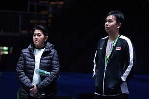 Vita Marissa & Hendra Setiawan (Humas PP PBSI)