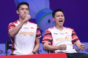 Jonatan Christie & Indra Wijaya (Humas PP PBSI)