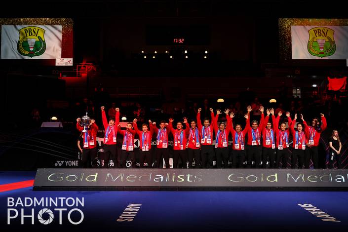 Tim Piala Thomas Indonesia (Badminton Photo/Yohan Nonotte) Tim Piala Thomas Indonesia (Badminton Photo/Yohan Nonotte)