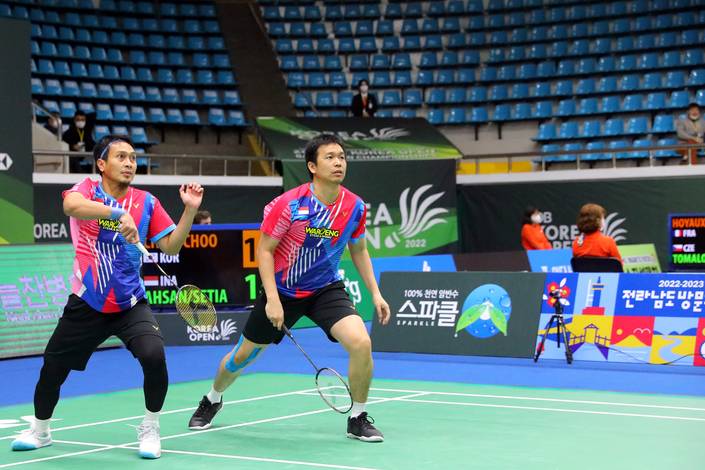 Hendra Setiawan/Mohammad Ahsan (Humas PP PBSI) Hendra Setiawan/Mohammad Ahsan (Humas PP PBSI)