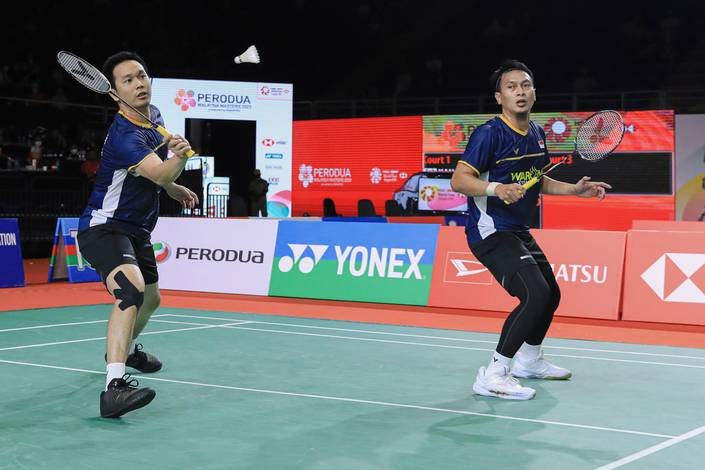 Hendra Setiawan & Mohammad Ahsan (Humas PP PBSI) Hendra Setiawan & Mohammad Ahsan (Humas PP PBSI)
