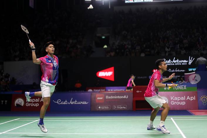 Yeremia Erich Yoche Yacob Rambitan & Pramudya Kusumawardana (Djarum Badminton) Yeremia Erich Yoche Yacob Rambitan & Pramudya Kusumawardana (Djarum Badminton)