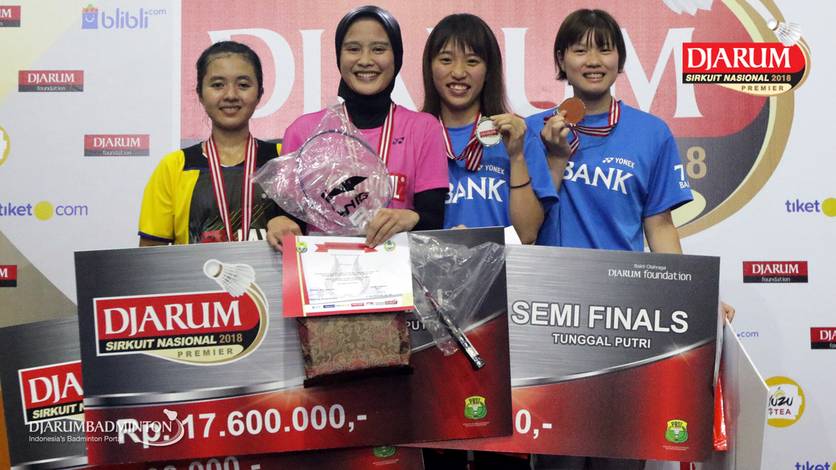 Podium Juara Tunggal Dewasa Putri Podium Juara Tunggal Dewasa Putri