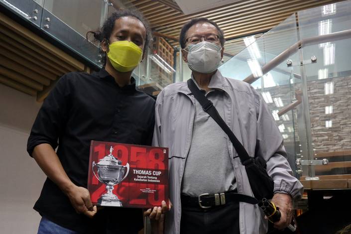 Putra Permata Tegar Idaman & Tan Joe Hok (Dok. Djarum Badminton))