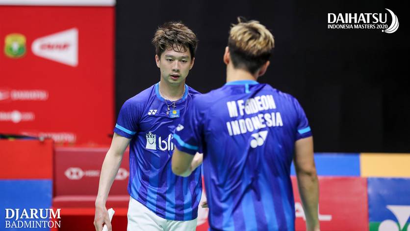 Kevin Sanjaya Sukamuljo/Marcus Fernaldi Gideon (Indonesia) Kevin Sanjaya Sukamuljo/Marcus Fernaldi Gideon (Indonesia)
