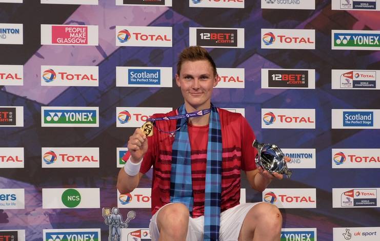 Viktor Axelsen. (Photo Credit: Twitter @BadmintonScot) Viktor Axelsen. (Photo Credit: Twitter @BadmintonScot)