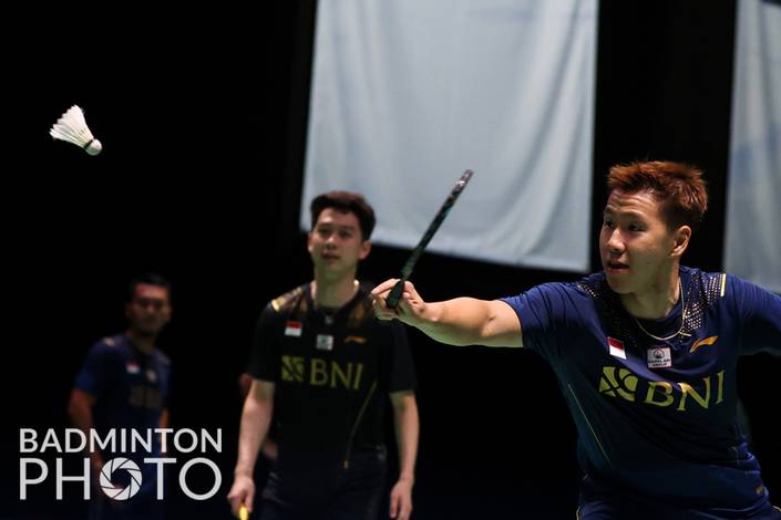 Kevin Sanjaya Sukamuljo & Marcus Fernaldi Gideon (Badminton Photo/Raphael Sachetat) Kevin Sanjaya Sukamuljo & Marcus Fernaldi Gideon (Badminton Photo/Raphael Sachetat)