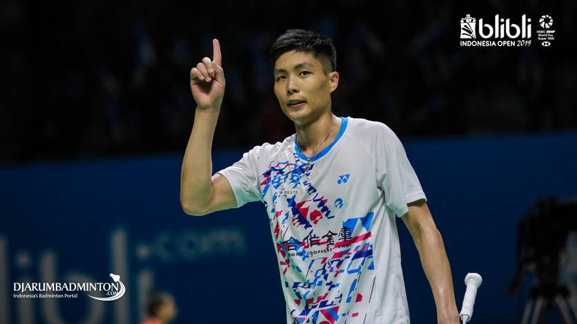 Selebrasi Chou Tien Chen (Taiwan). Selebrasi Chou Tien Chen (Taiwan).