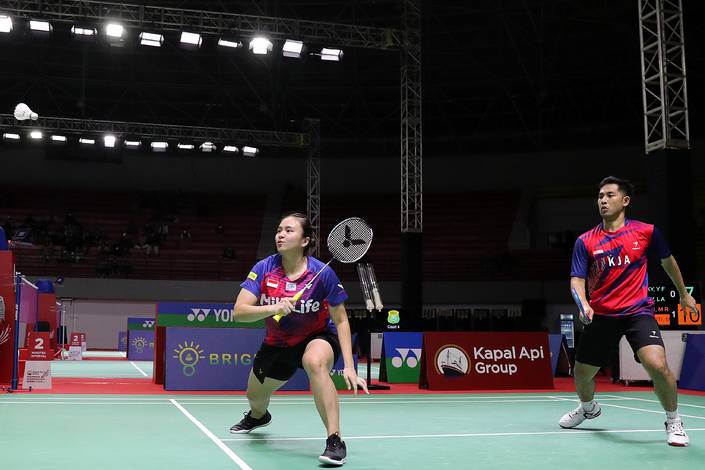 Moh Reza Pahlevi Isfahani/Melati Daeva Oktavianti (Djarum Badminton) Moh Reza Pahlevi Isfahani/Melati Daeva Oktavianti (Djarum Badminton)