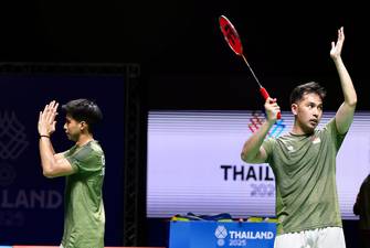 Sabar Karyaman Gutama/Moh Reza Pahlevi Isfahani (Humas PP PBSI) Sabar Karyaman Gutama/Moh Reza Pahlevi Isfahani (Humas PP PBSI)