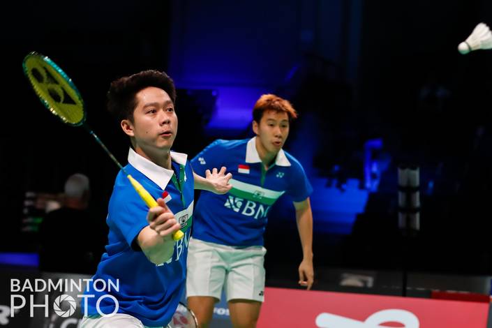 Kevin Sanjaya Sukamuljo & Marcus Fernaldi Gideon (Badminton Photo/Mikael Ropars) Kevin Sanjaya Sukamuljo & Marcus Fernaldi Gideon (Badminton Photo/Mikael Ropars)