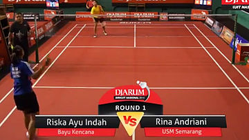 Riska Ayu Indah Sari (BAYU KENCANA) VS Rina Andriani (USM SEMARANG)