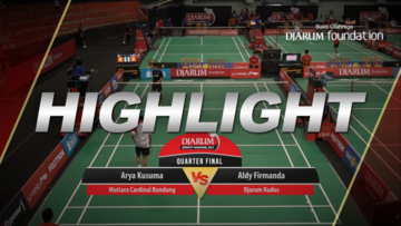 Aldy Firmanda (Djarum Kudus) VS Arya Kusuma (Mutiara Cardinal Bandung)
