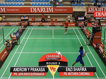 Androw Yunanto Prakasa (PB. JAYA RAYA SURYANAGA) VS Enzi Shafira (PB. MUTIARA CARDINAL)