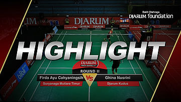 Ghina Nusrini (Djarum Kudus) VS Firda Ayu Cahyaningsih (Suryanaga Mutiara Timur)
