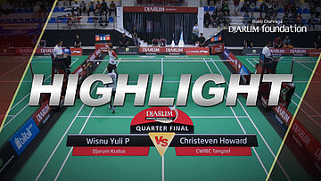 Wisnu Yuli Prasetyo (Djarum Kudus) VS Christeven Howard (CWIBC Tangsel)