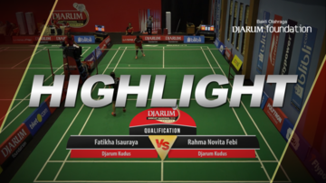 Fatikha Isauraya (Djarum Kudus) VS Rahma Novia Febi (Djarum Kudus)