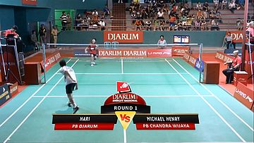 Hari (PB DJARUM) VS Michael Henry (PB CHANDRA WIJAYA)