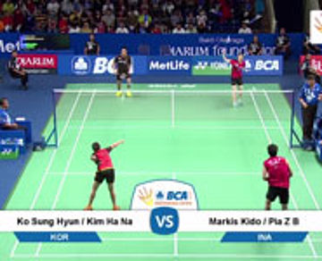 Markis Kido/Pia Zebadiah B. (INA) VS Ko Sung Hyun/Kim Ha Na (KOR)