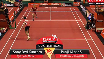 Sony Dwi Kuncoro (TJAKRINDO MASTER) VS Panji Akbar Sudrajat (PELATPROV DKI JAKARTA)